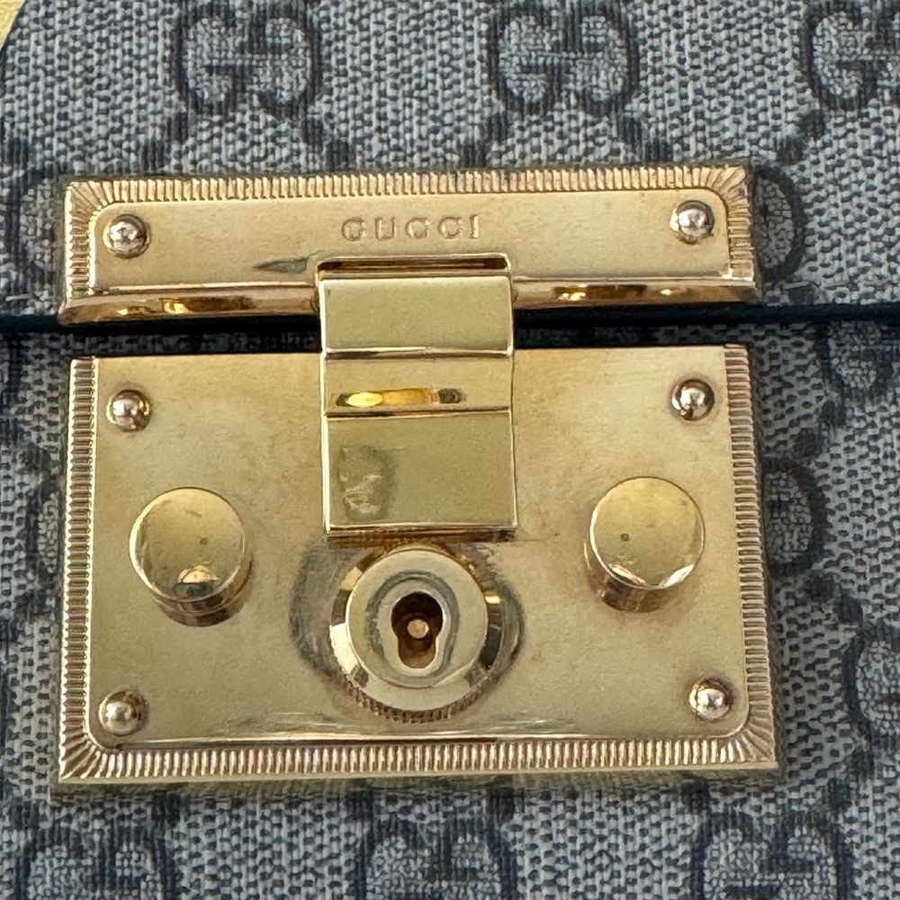 Gucci Black and Gold Crossbody Bag - Picture 10 of 16